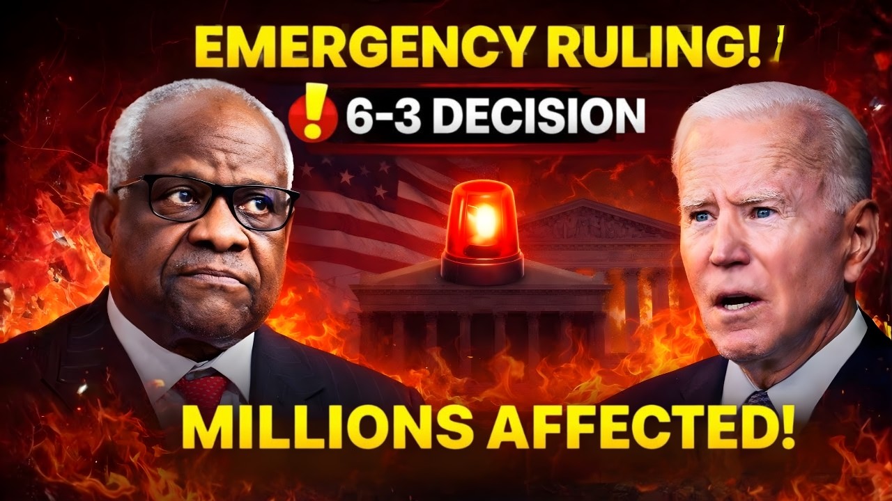 Supreme Court 6-3 Emergency Ruling Changes Everything — Millions Impacted by Sudden Legal Shift