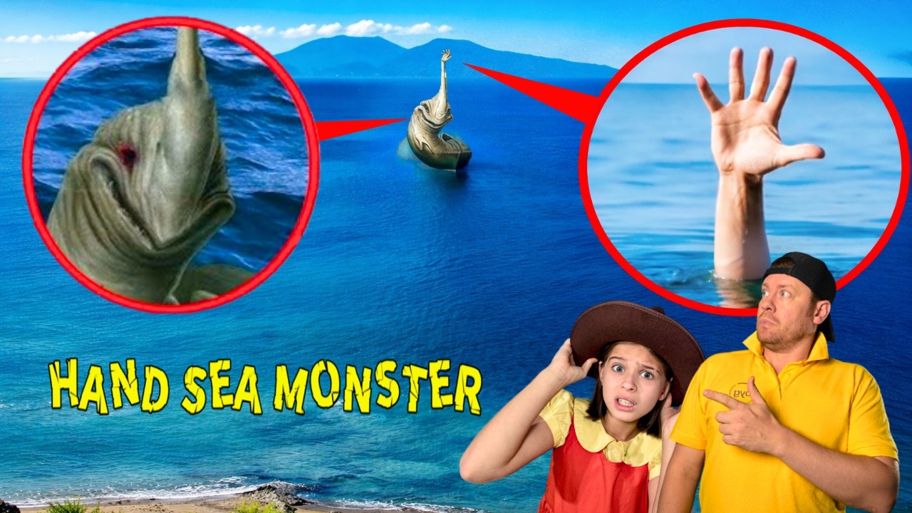 МОЙ ДРОН СНЯЛ МОРСКОЙ РУКА-МОНСТР | HAND SEA MONSTER в реальной жизни