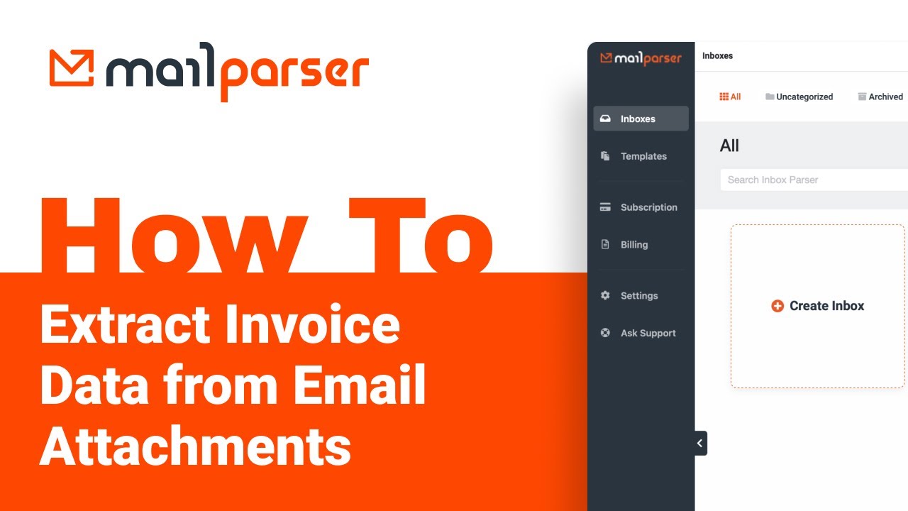 Mailparser Academy: How to Extract Invoice Data from Email Attachments