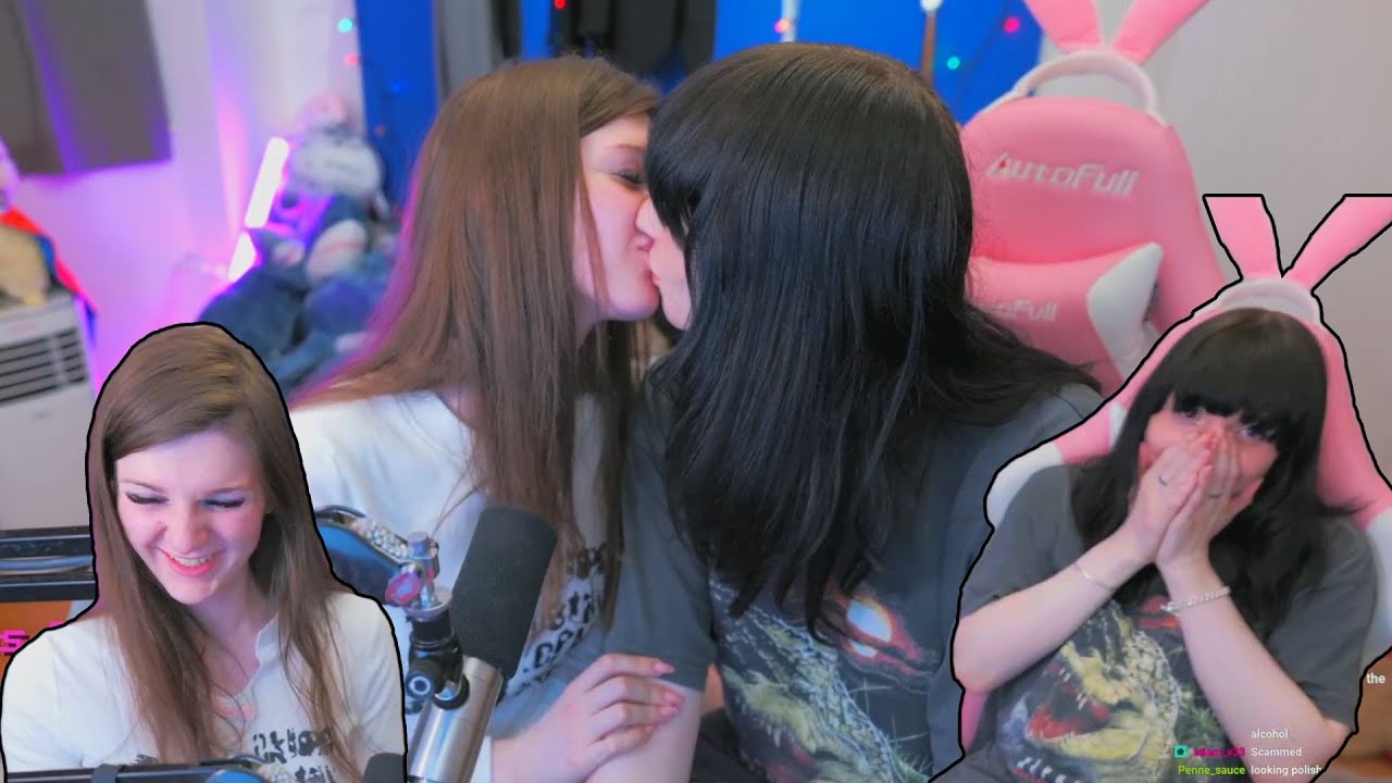 F1nn5ter & Icky (Ashley) dress up and kiss [18th July 2023 stream highlights]