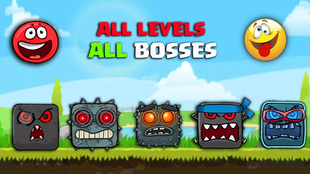 RED BALL 4 - ALL LEVELS ALL VOLUMES ALL BOSSES 