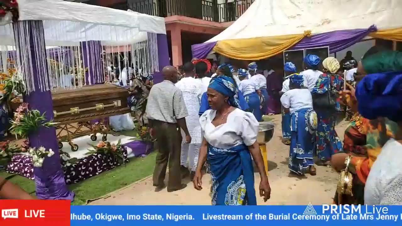 Livestream of the Burial Ceremony of Late Mrs Jenny Eleweke Ogbu (Golden Mother)