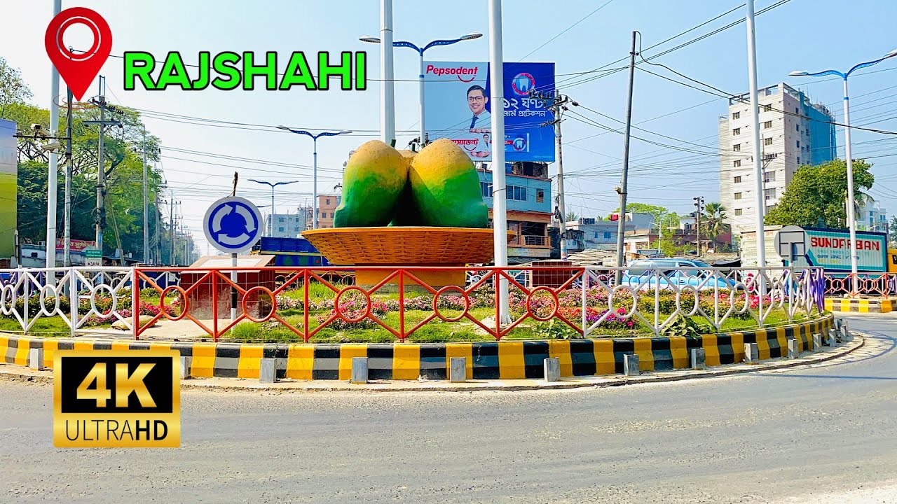 4K Bangladeshi walking tour Rajshahi city 2024 || Mango Square Nowdapara Rajshahi 4k walking tour 24