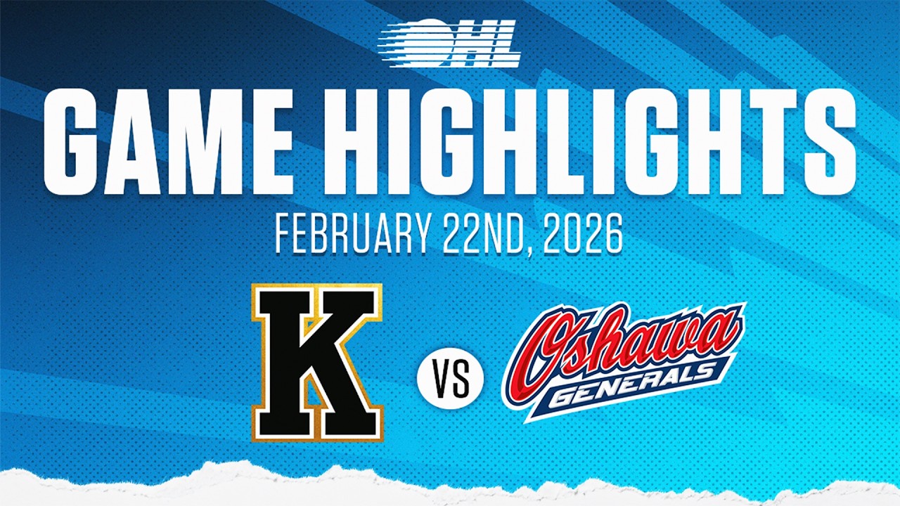 OHL Highlights: Kingston Frontenacs @ Oshawa Generals Feb. 22, 2026