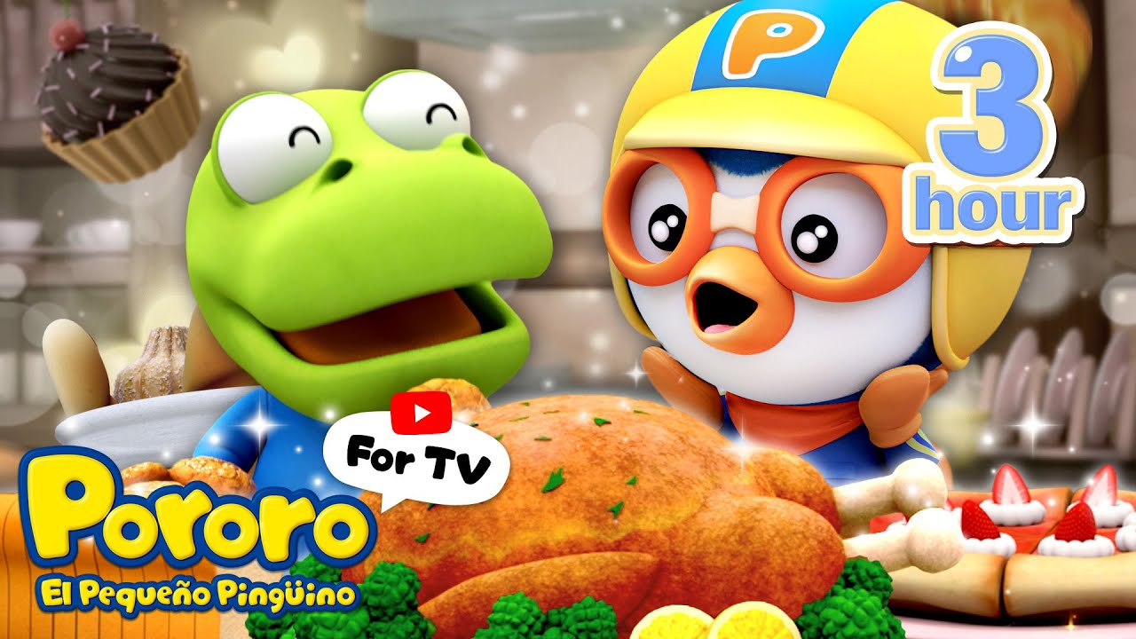 🎬Pororo Teatro de Episodios | Hábitos de Comida Saludable | Póroro - Episodios Completos