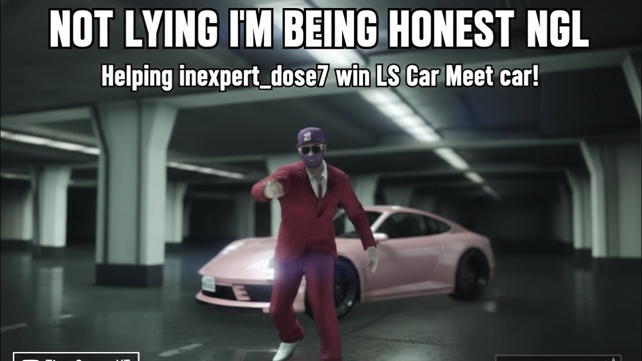 Helping  inexpert_dose7 win LS Car meet car! 🚗 😀 ￼