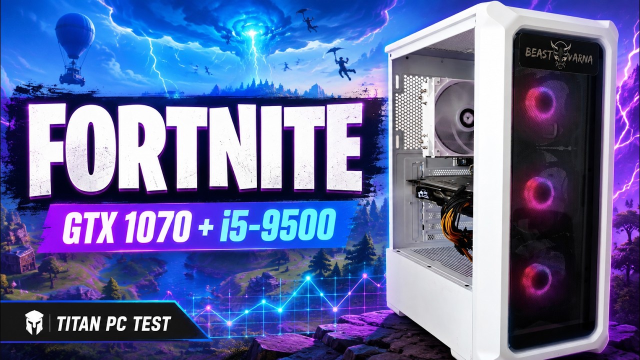 Fortnite Gameplay Test &ndash; GTX 1070 8GB + i5-9500 | Forge Frost