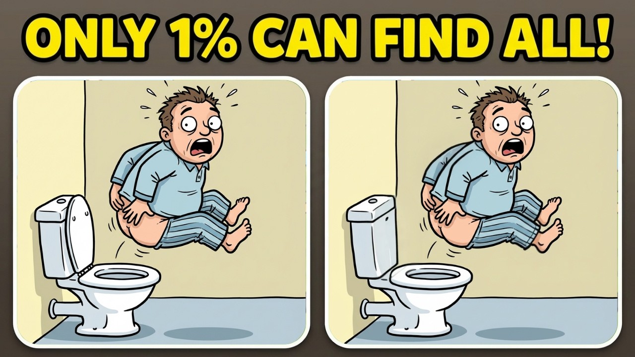 【Spot 3 Differences】Can you find them all? 90-seconds challenge!【Brain Quiz】