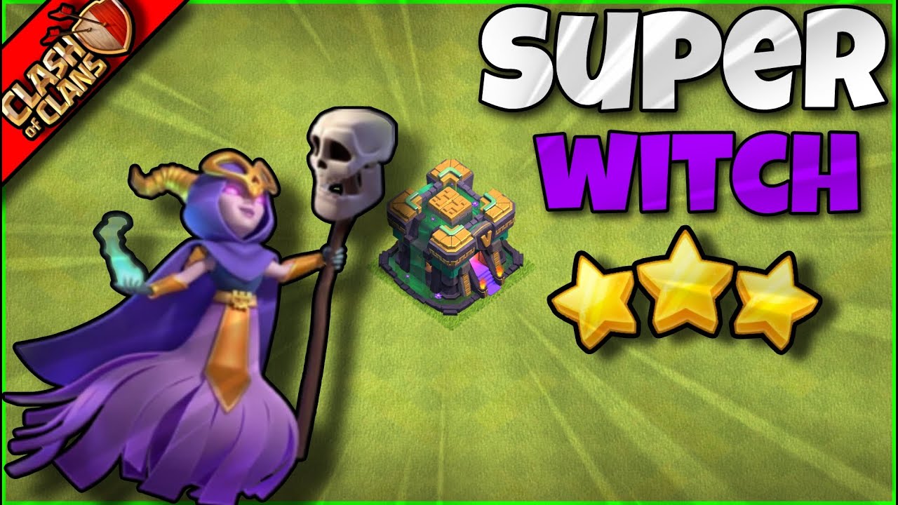 Super Witch is too OP!!! TH14(Clash of Clans)