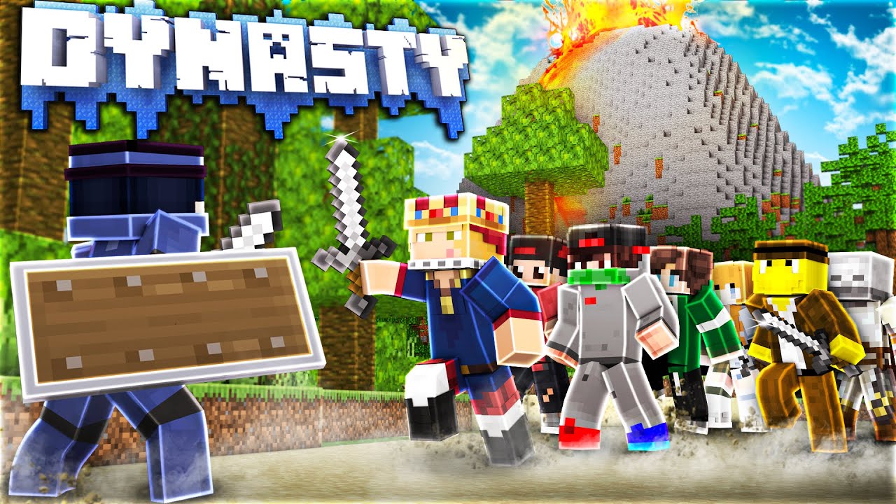 FABO VS KOMPLETTE NATION in MINECRAFT DYNASTY (100% ESKALATION)