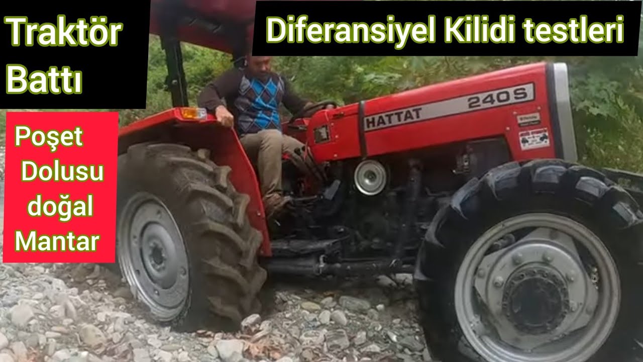 Traktör Diferansiyel kilidi Nasıl Nerede Kullanılır / Mantar Topladım  / Traktör Off Road