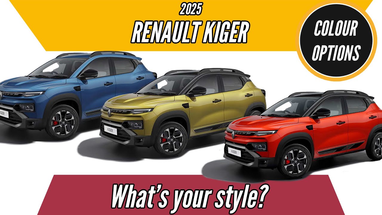 Renault Kiger 2025 - All Color Options - Images | AUTOBICS