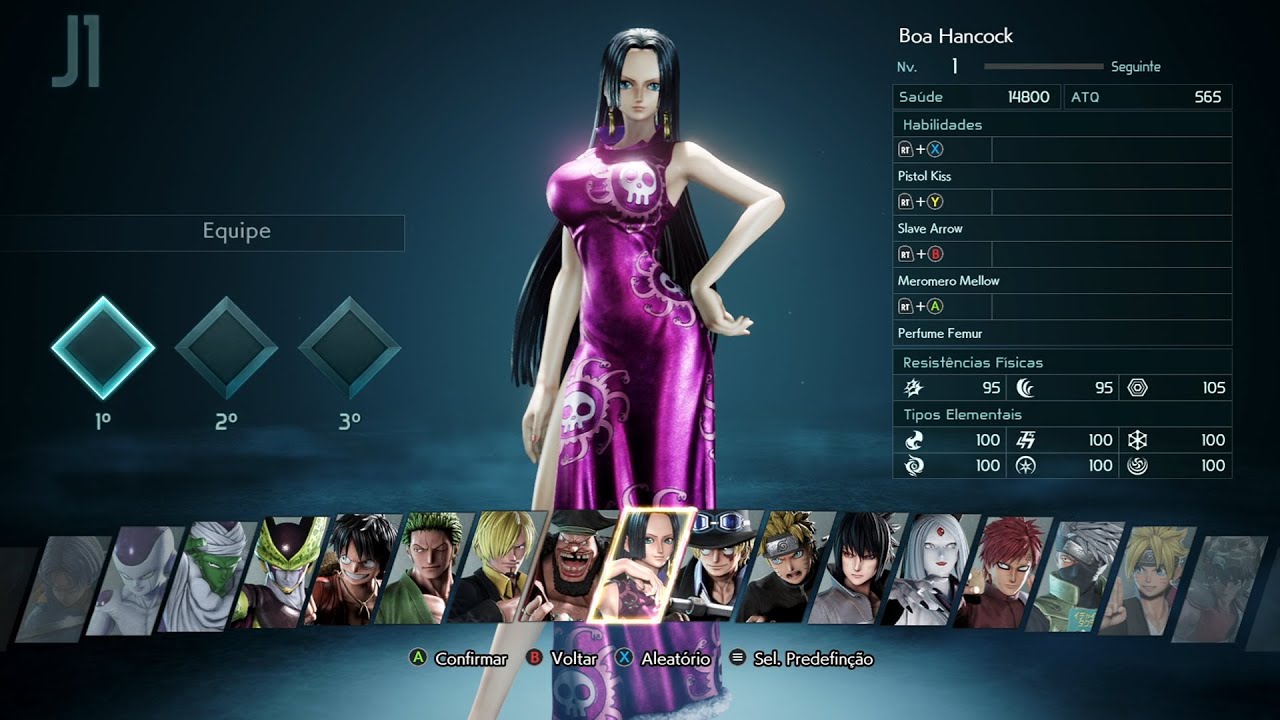 JUMP FORCE - Todos os personagens/ Todas as DLC'S (DEFINITIVO)