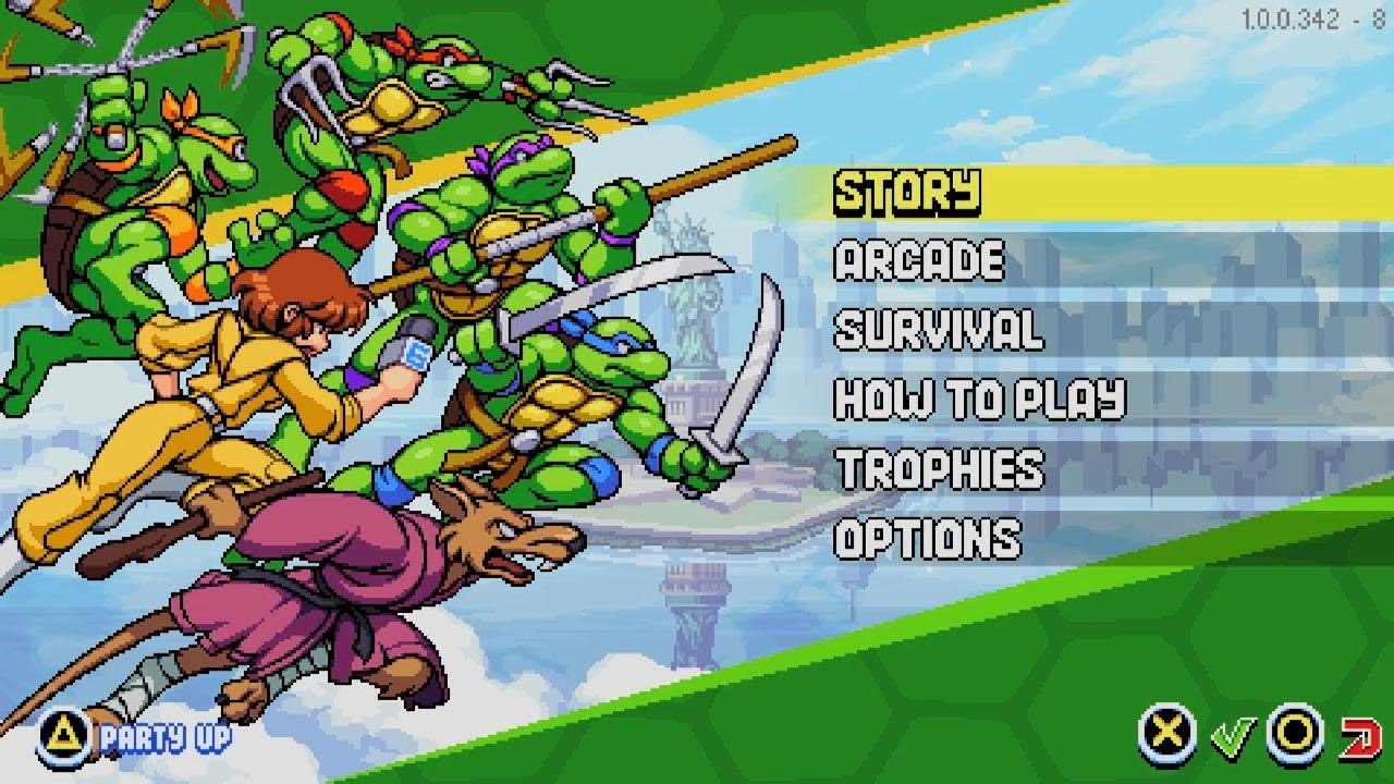 TMNT: Shredder's Revenge Main Title & Selection Screen Music OST Retro Edition Radical Reptiles DLC