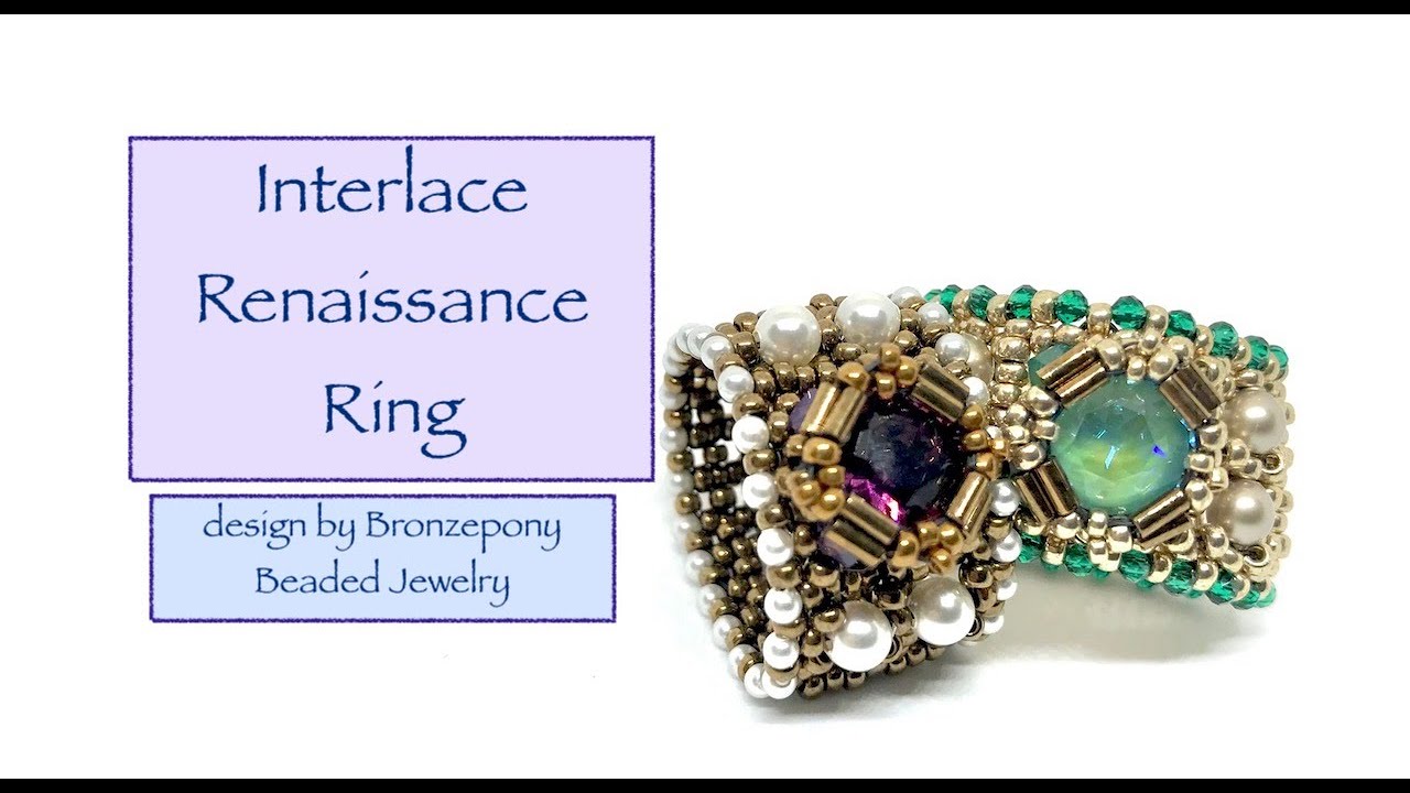 Interlace Renaissance Ring or make it longer for a Bracelet !