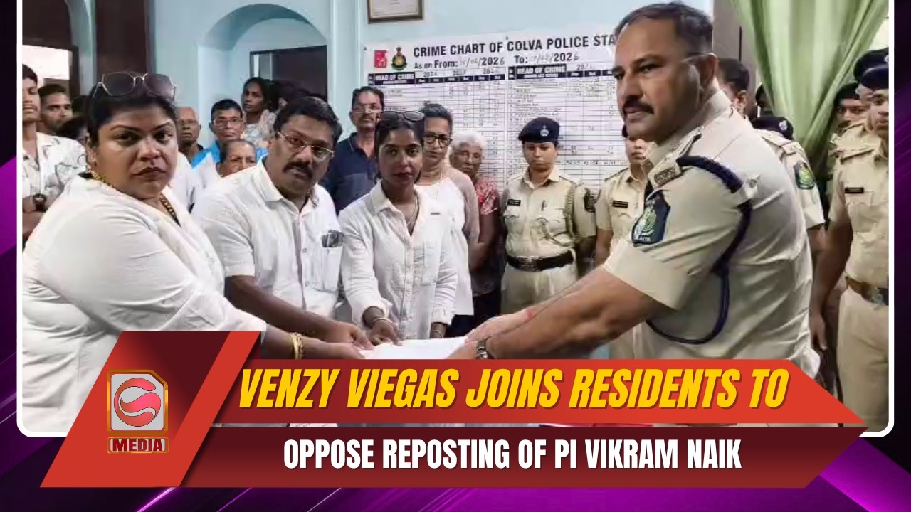 MLA Venzy Viegas Joins Colva Residents to Oppose Reposting of PI Vikram Naik
