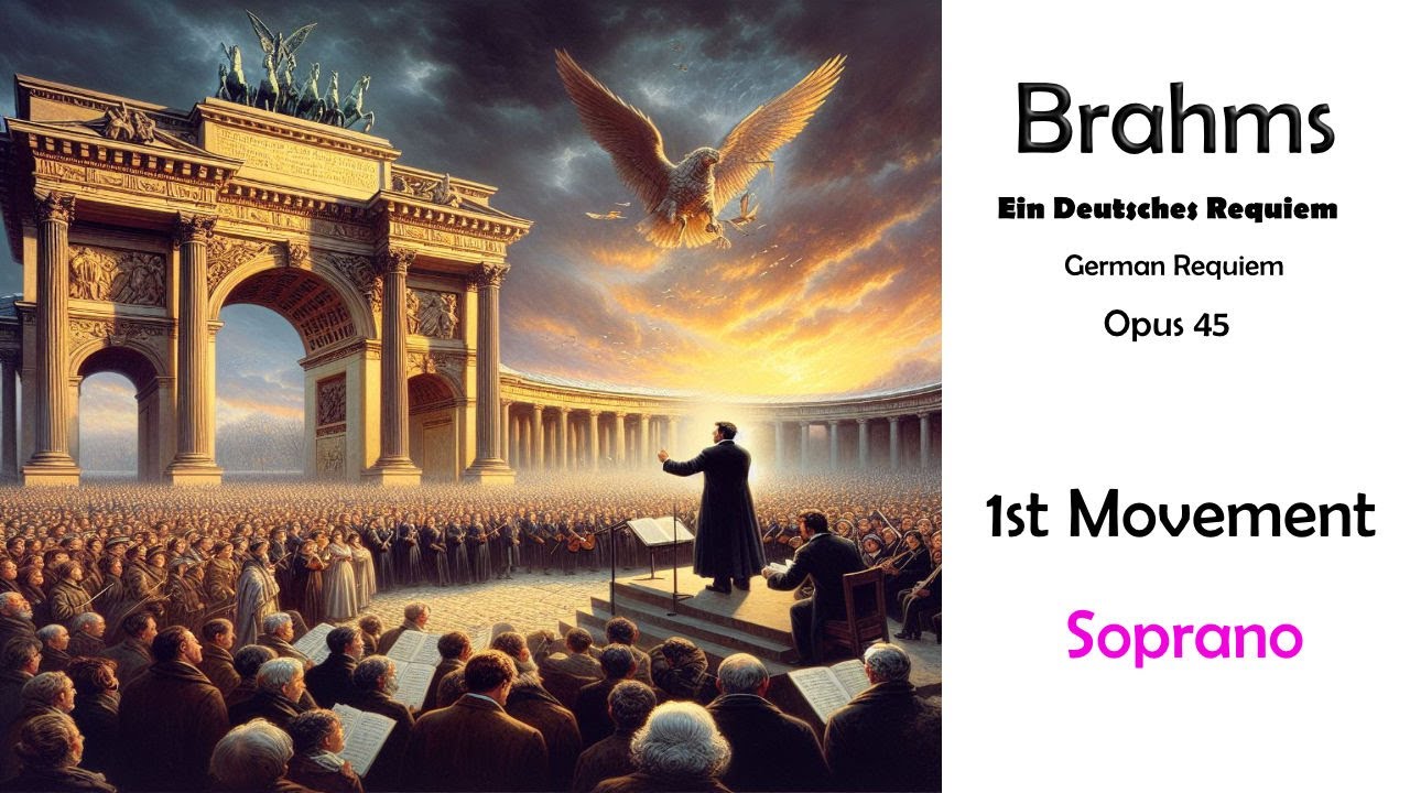 Brahms Opus 45 1st Movement Practice Video - Soprano