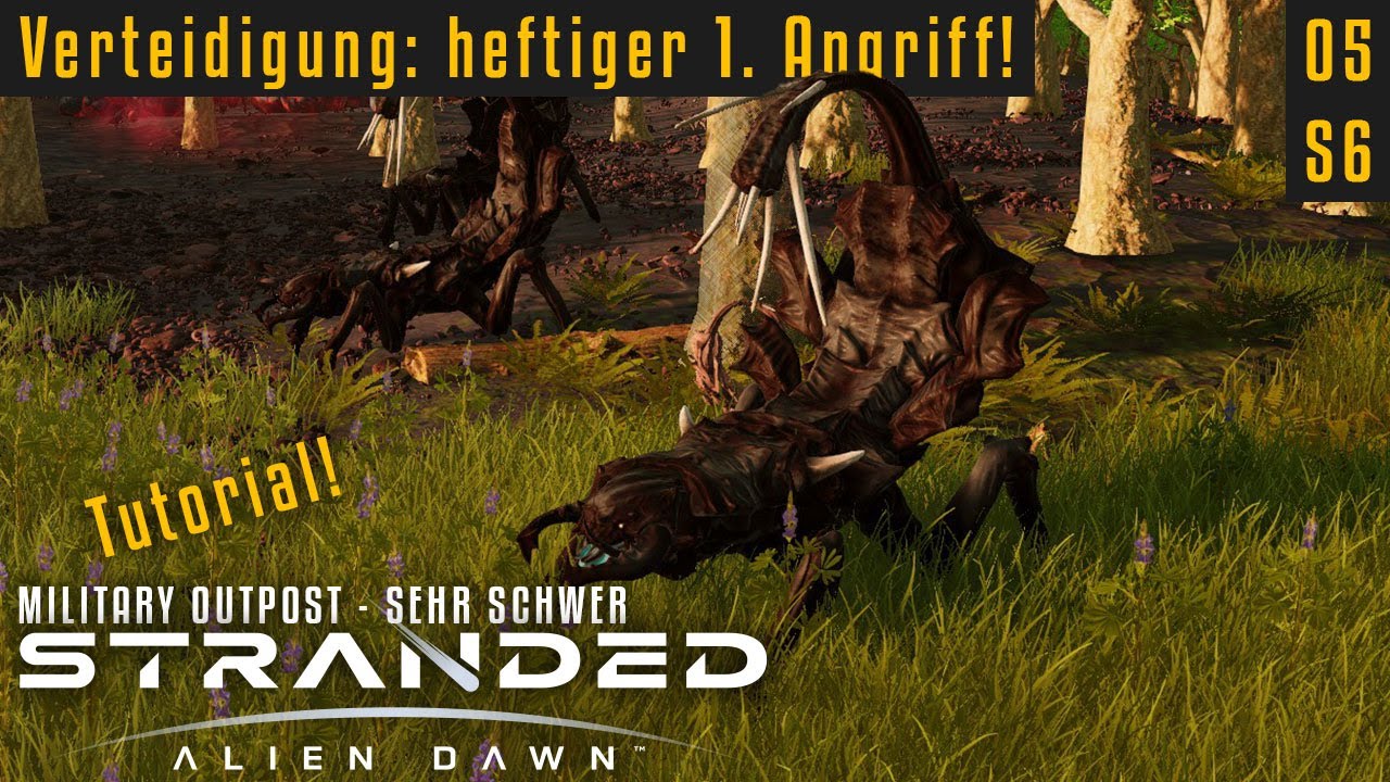 Erste Verteidigung | Stranded: Alien Dawn 06.05 | Tutorial | Sehr Schwer