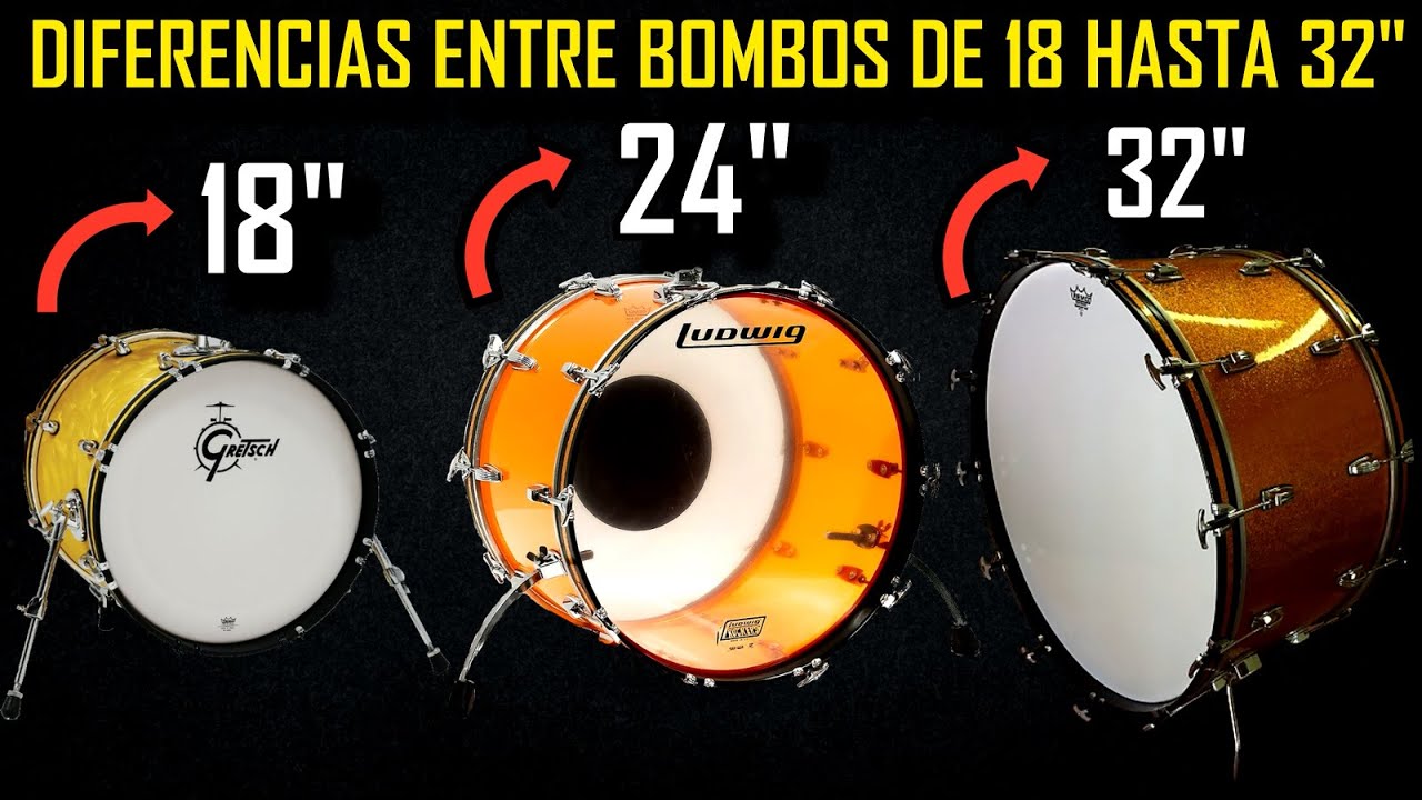 Diferencia De Sonido Entre Un Bombo De 18 Hasta 32 Pulgadas