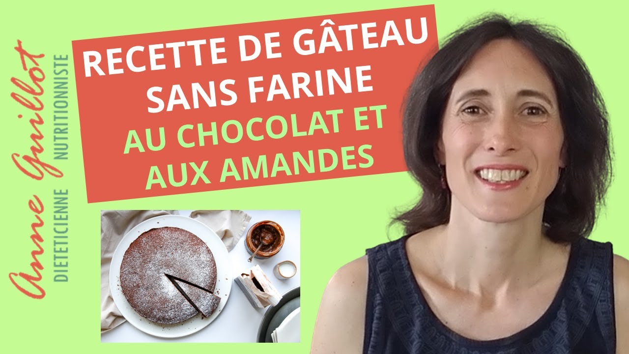 Recette de gâteau sans farine au chocolat et aux amandes – sans gluten sans lactose
