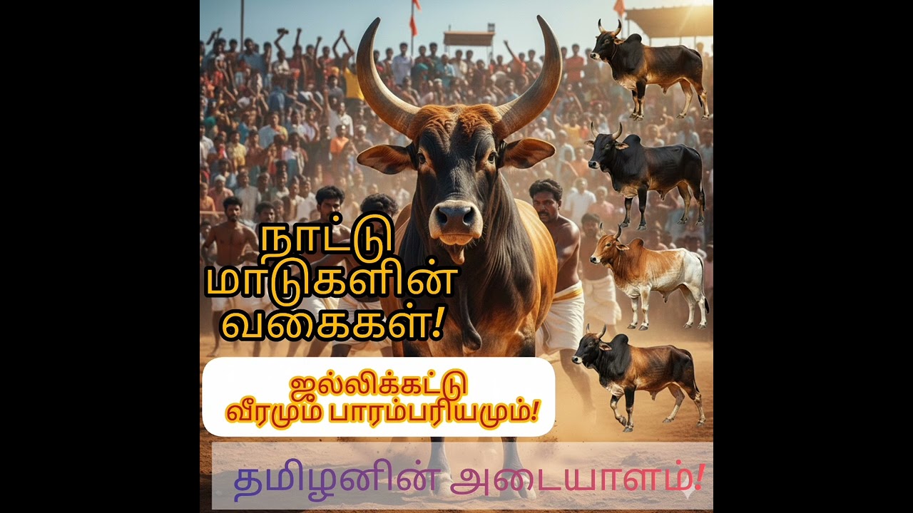 தமிழரின் வீர விளையாட்டு: ஜல்லிக்கட்டு மாடுகளின் வகைகள் மற்றும் சிறப்புகள் | Jallikattu Bull Breeds