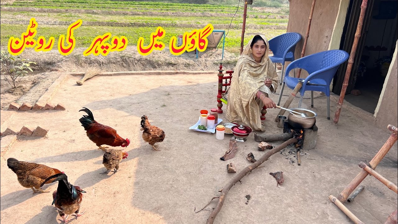 Gaon Main Dopahr Ki Routine I Mud House Life I Happy Joint Family