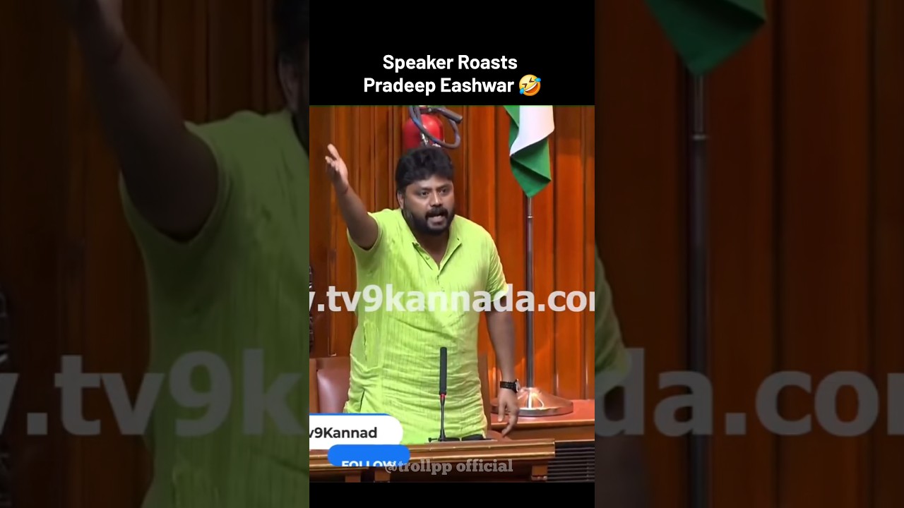 Speaker Roasts Pradeep Eashwar 🤣 | Pradeep Eshwar Troll | Roast | Trollpp