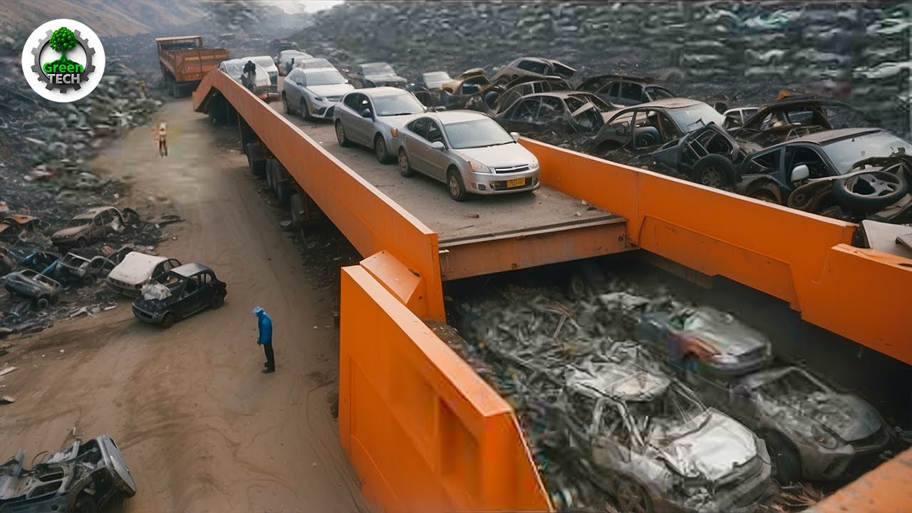 Extreme Dangerous Wood Chipper & Shredder Demolitions: Crushing Everything in Sight! #60