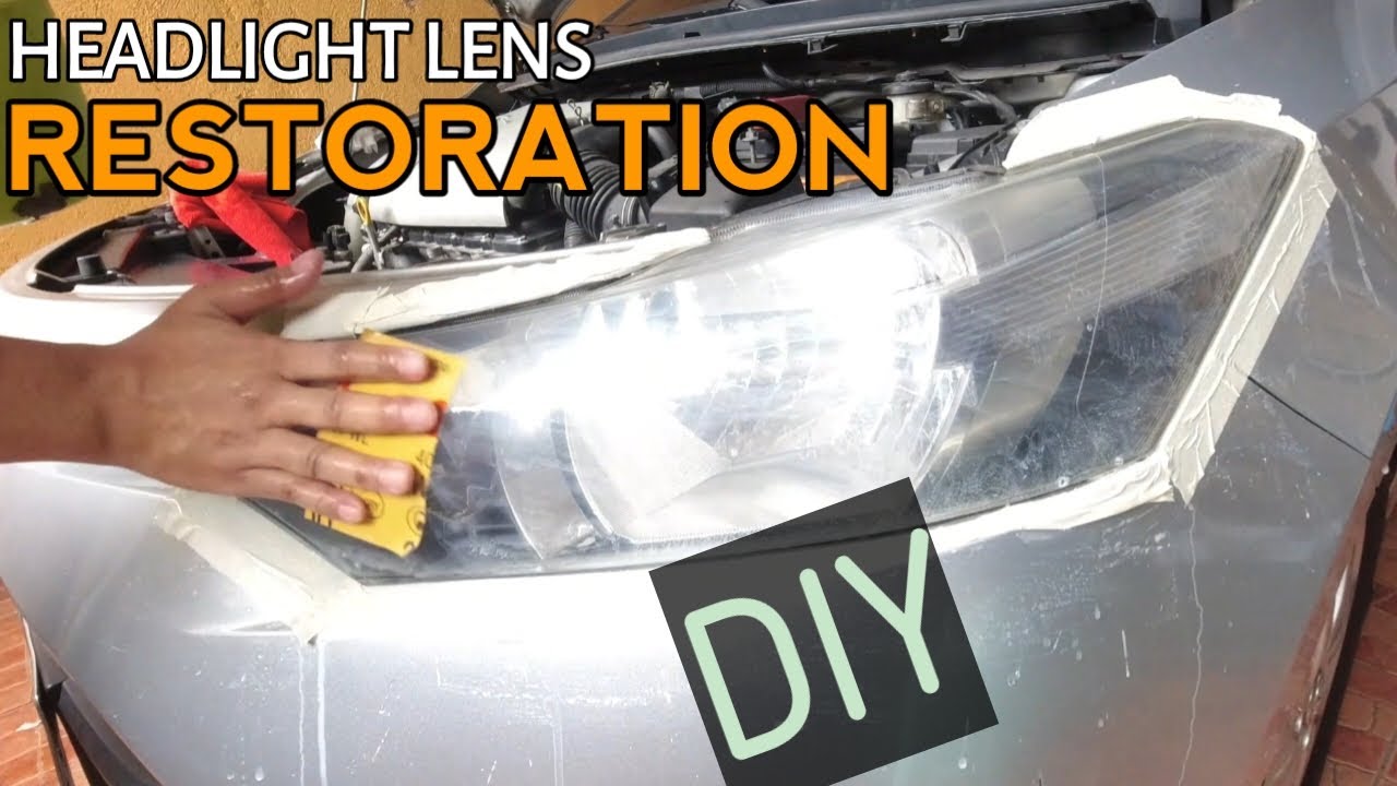 Headlight Lens Restoration | DIY Easy Tutorial