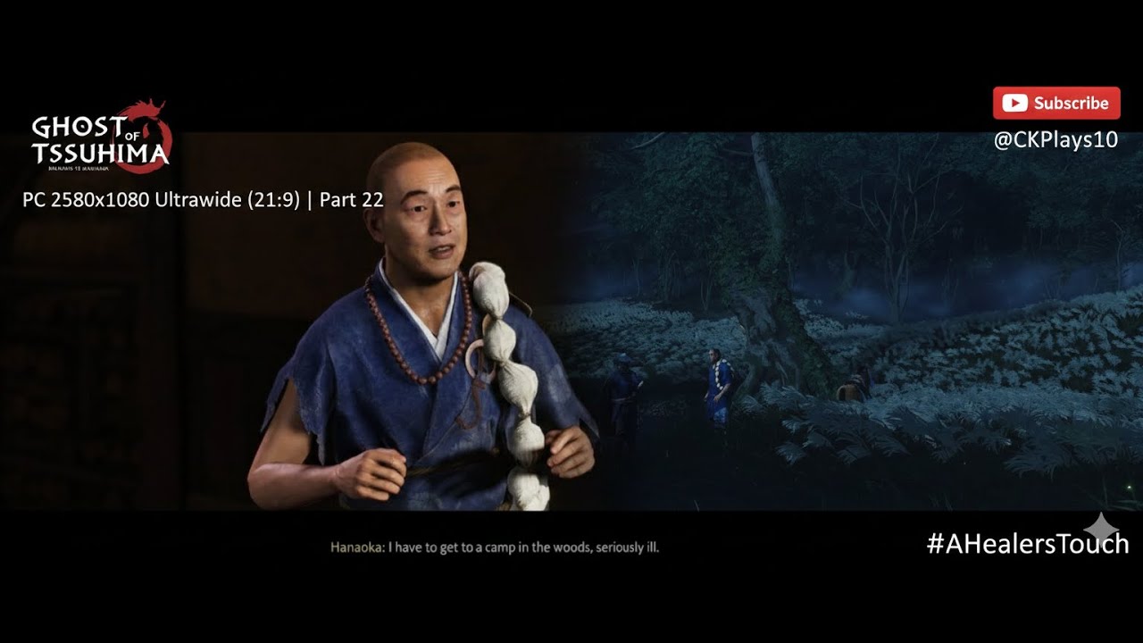 Ghost of Tsushima Gameplay Walkthrough | Part 22 “A Healer’s Touch” | 2580×1080 Ultrawide 21:9