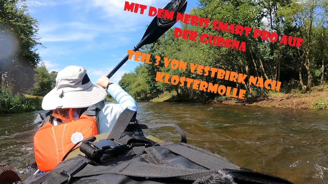 Wildwasser und  heikle Situationen auf der 3. Etappe der Gudenå-Tour  von Vestbirk bis Klostermølle