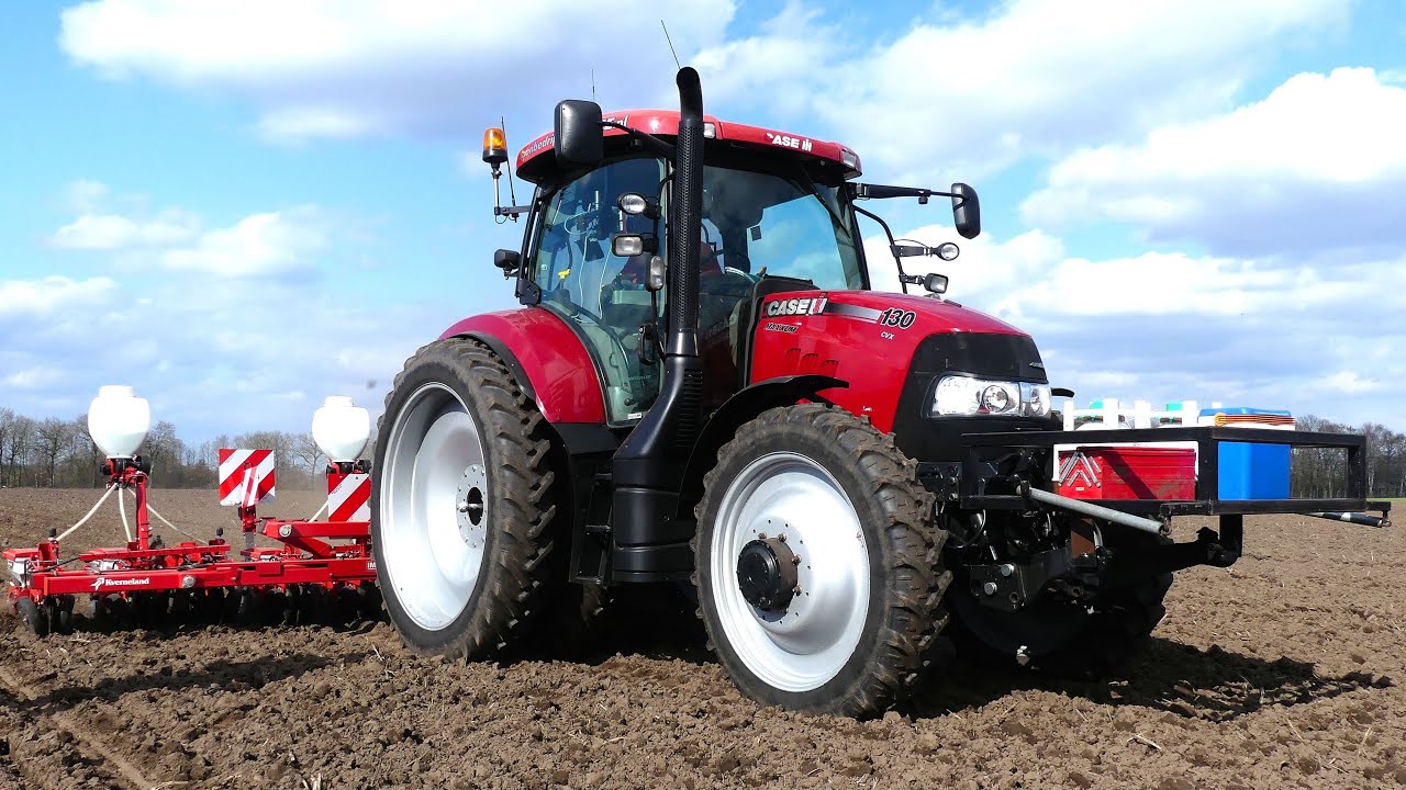 Bieten zaaien met Kverneland Monopill E-drive Loonbedrijf: SANDEE