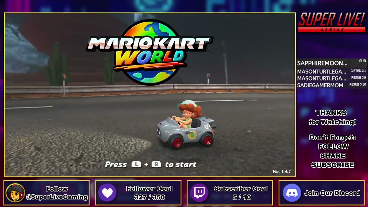 Mario Kart World - Online Racing - Twitch Archive [12.26.25] | Super Live Gaming