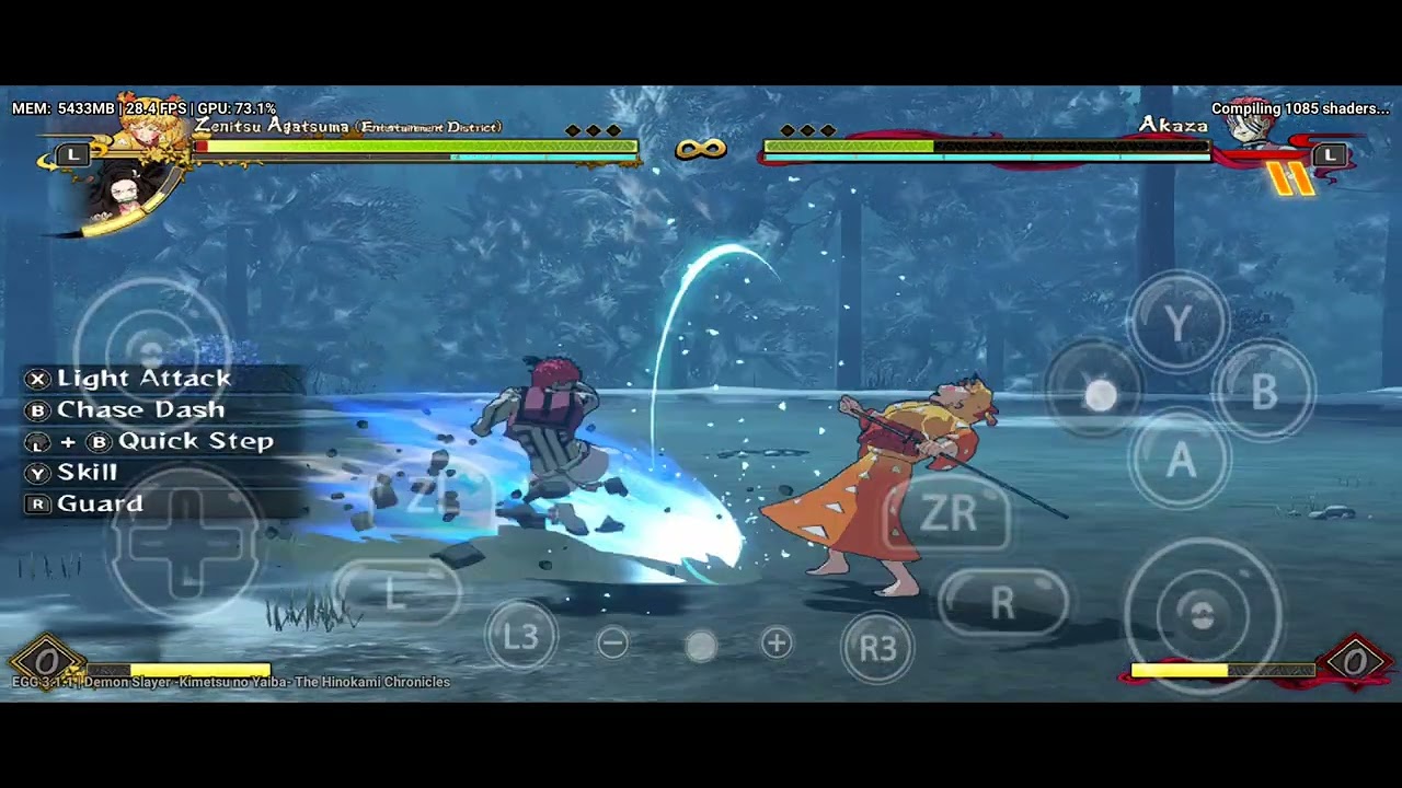 gameplay demon slayer hinokami chronicle egg ns on ROG phone 5