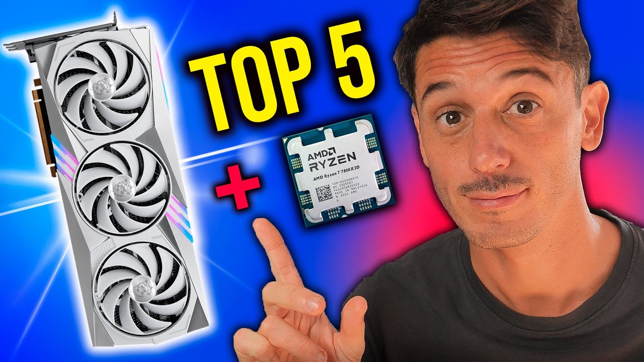 TOP 5 COMBOS CPU - GPU Gaming 2024 (Octubre) | Mejores Presupuestos PC Gamer