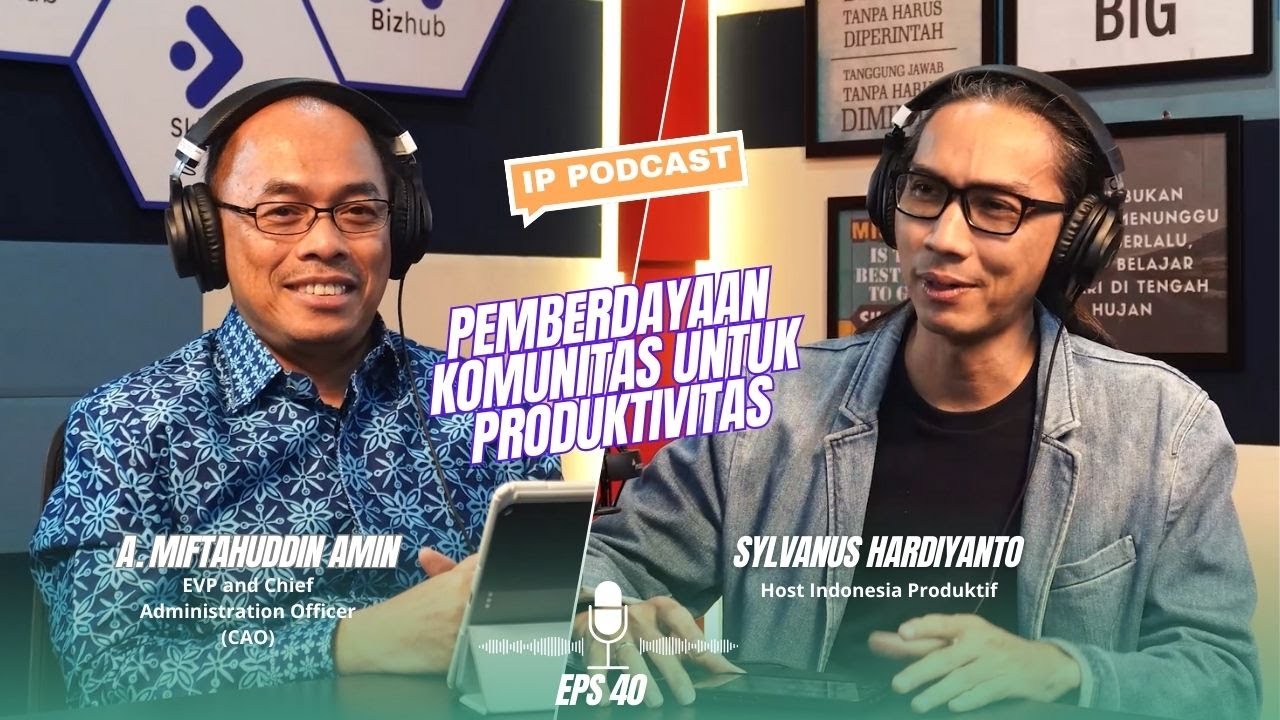 Pemberdayaan komunitas untuk produktivitas.