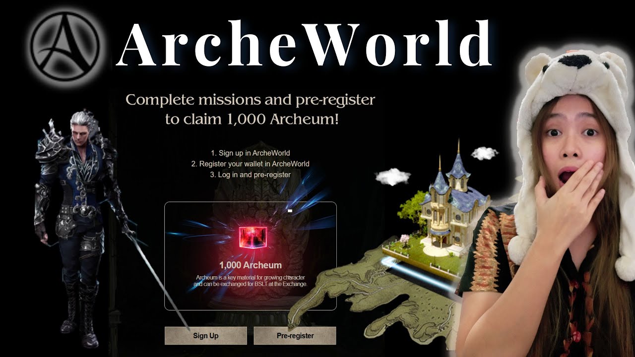 Get 1000 Archeum kung Mag Pre-Register sa NA&SA Server in ArcheWorld