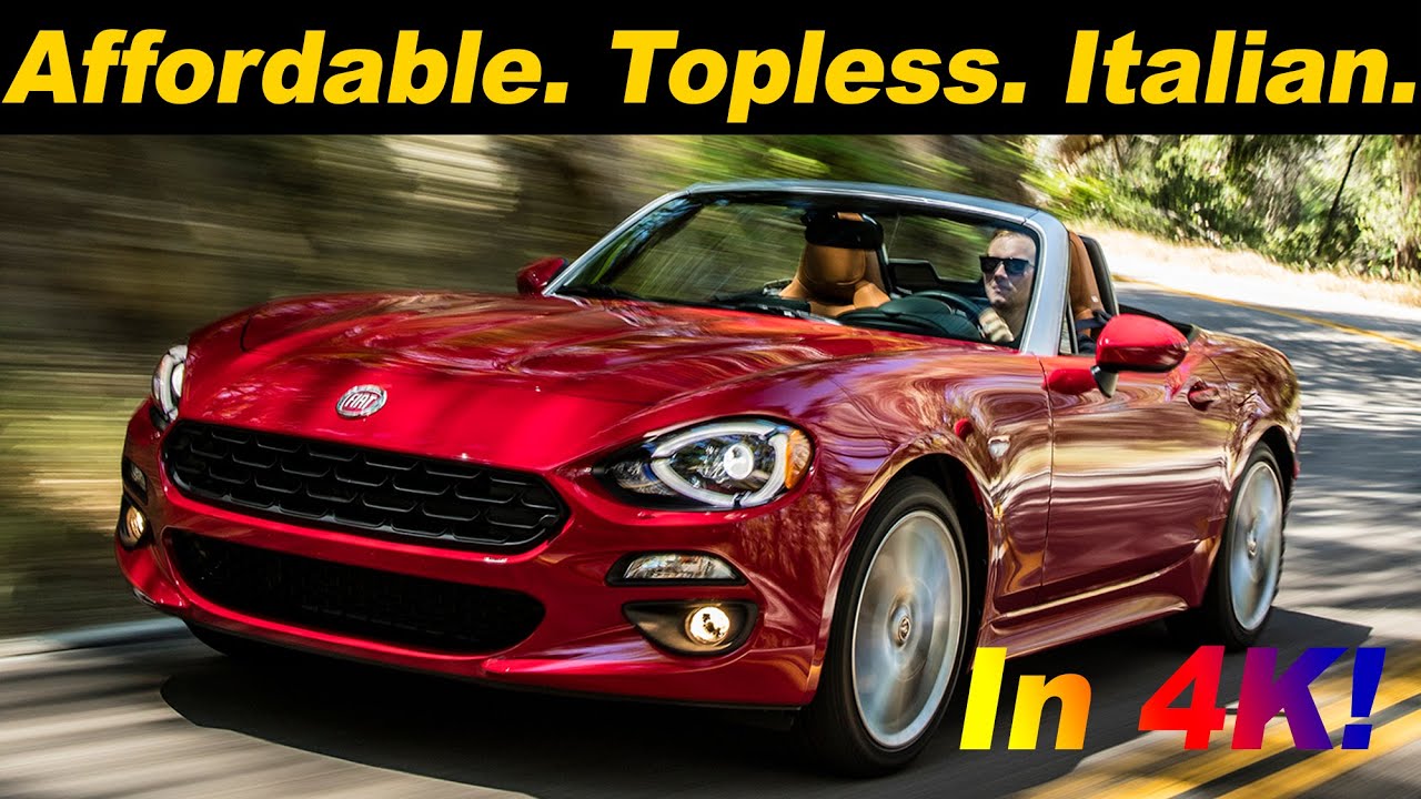 2017 Fiat 124 Spider First Drive Review - in 4K UHD