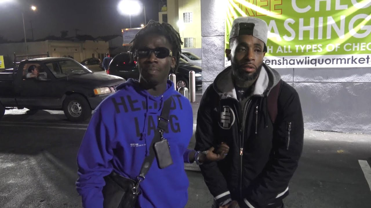 SOUTH CENTRAL LOS ANGELES AT NIGHT / ROLLING 60'S CRIPS HOOD