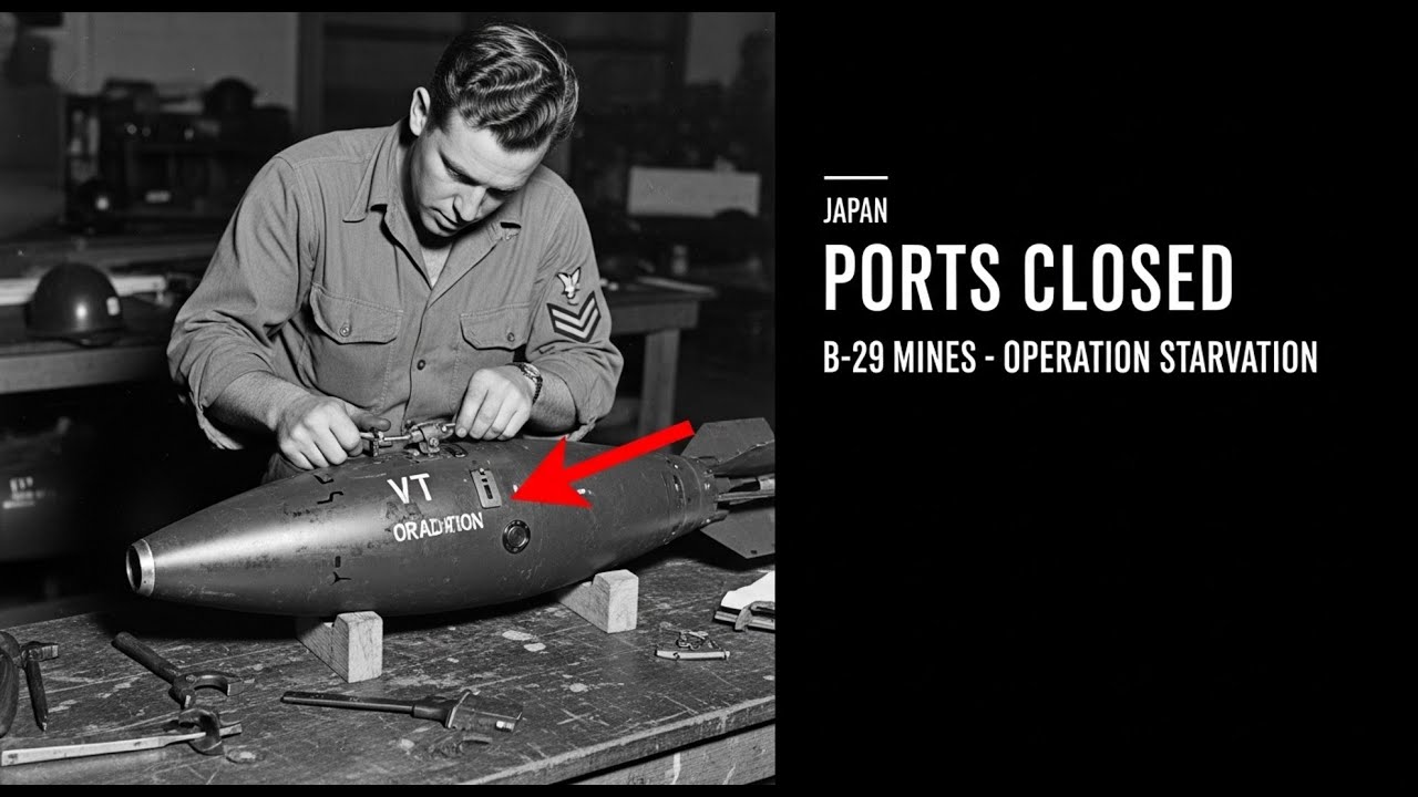 JAPAN &mdash; How B-29 Mines CLOSED the Ports