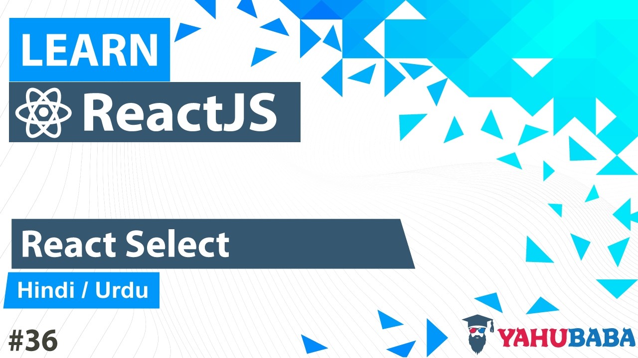 React Select Dropdown Library Tutorial in Hindi Urdu