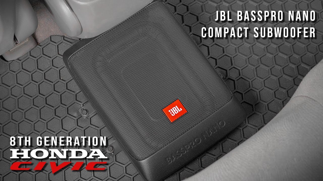 Модификации Honda Civic | Компактный активный сабвуфер JBL BassPro Nano