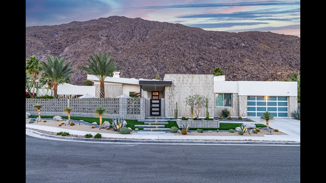 573 Altair Court, Palm Springs, California.  Midcentury Modern Home in downtown Palm Springs.