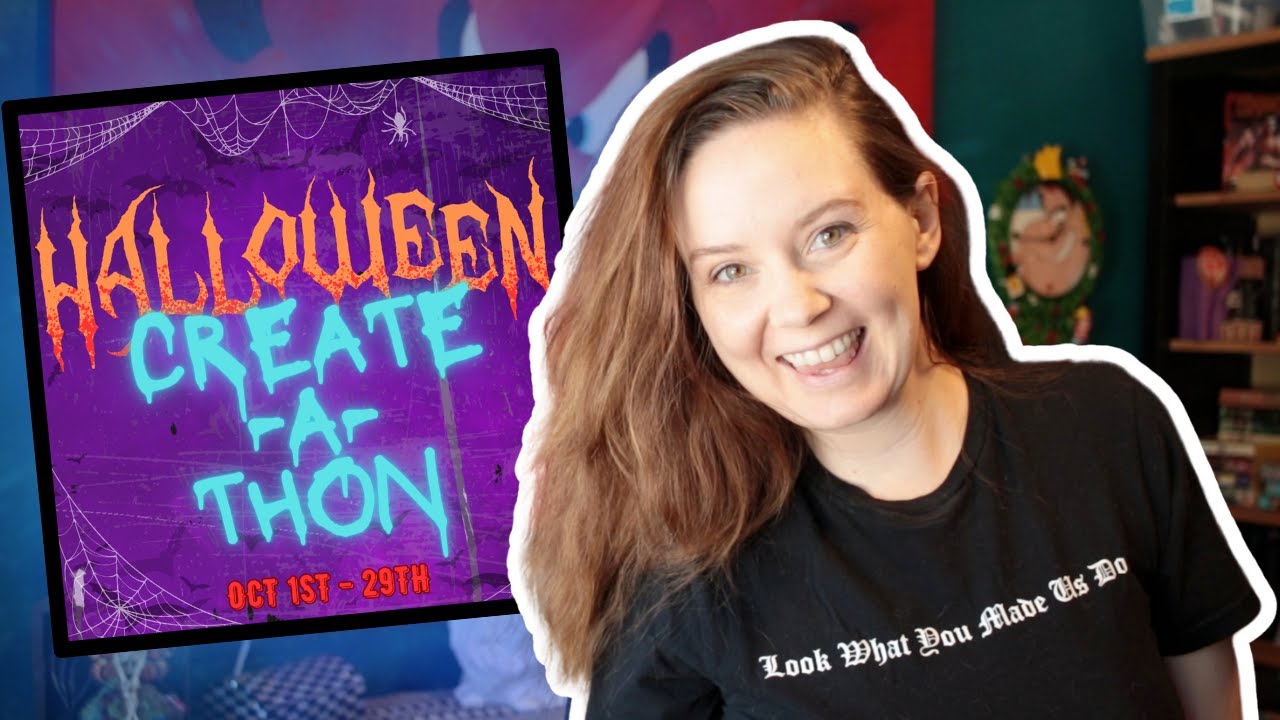Halloween CREATE-A-THON Announcement! | LET'S MAKE COOL STUFF | ft. my hubby