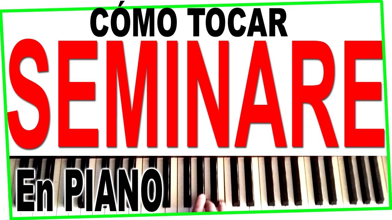 SEMINARE (Charly Garcia) PIANO Tutorial ❤️ C&oacute;mo tocar con Acordes y notas
