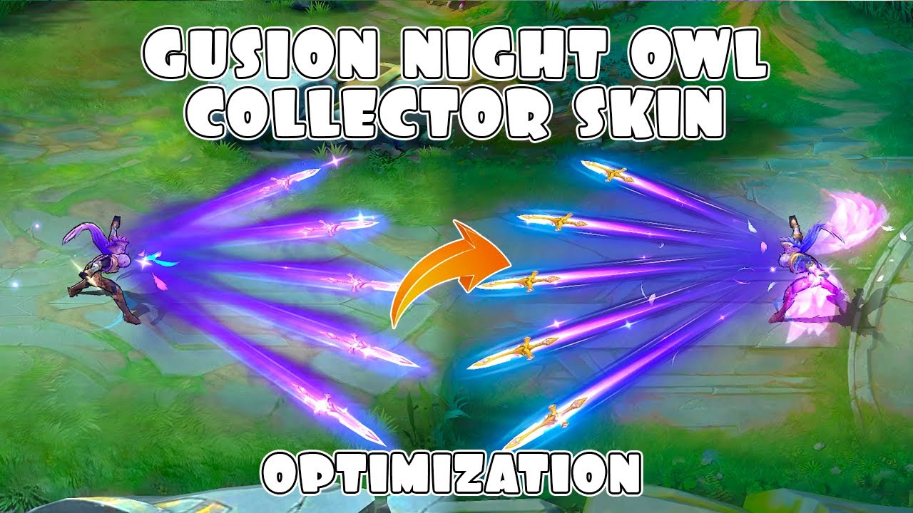 Gusion Night Owl Optimized VS OLD Skill Effects Comparison