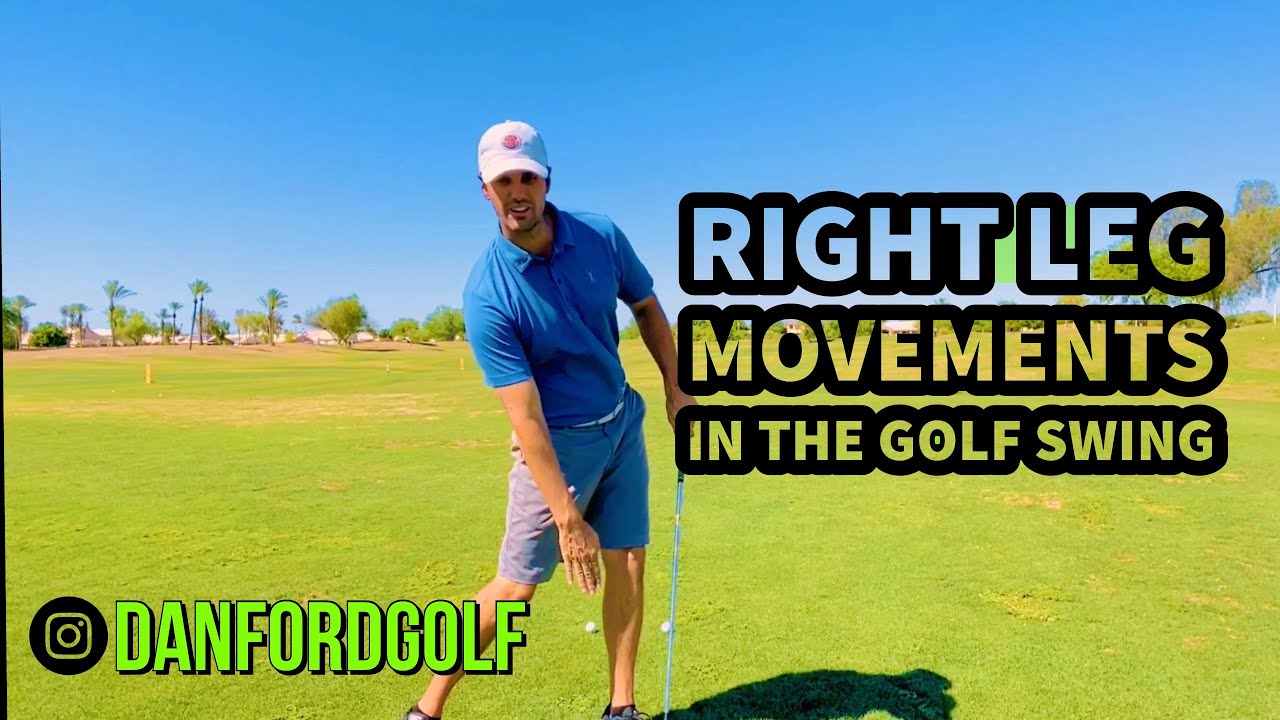 RIGHT LEG MOVEMENTS IN THE GOLF SWING || Early extension fix || Danford Golf