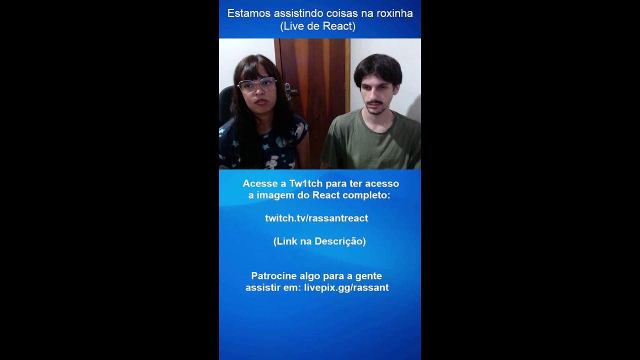 Reagindo a coisas na Roxinha (Link na descrição abaixo)
