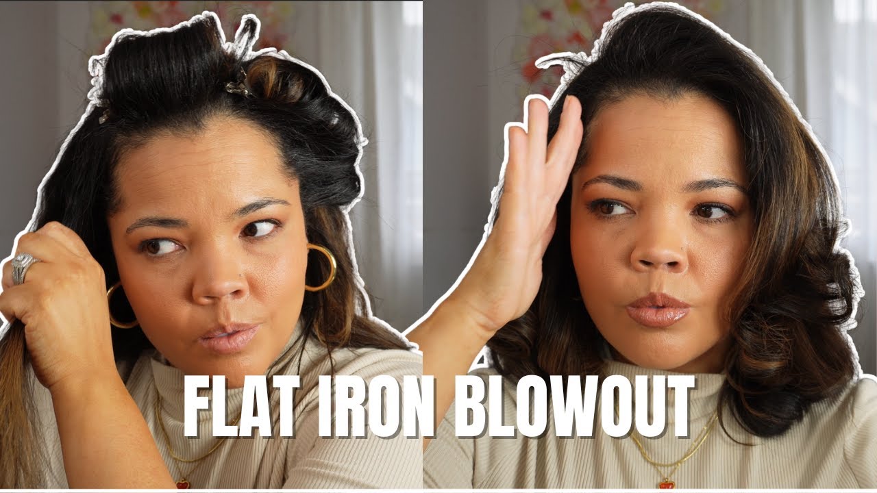 Flat Iron Blowout in Less Time