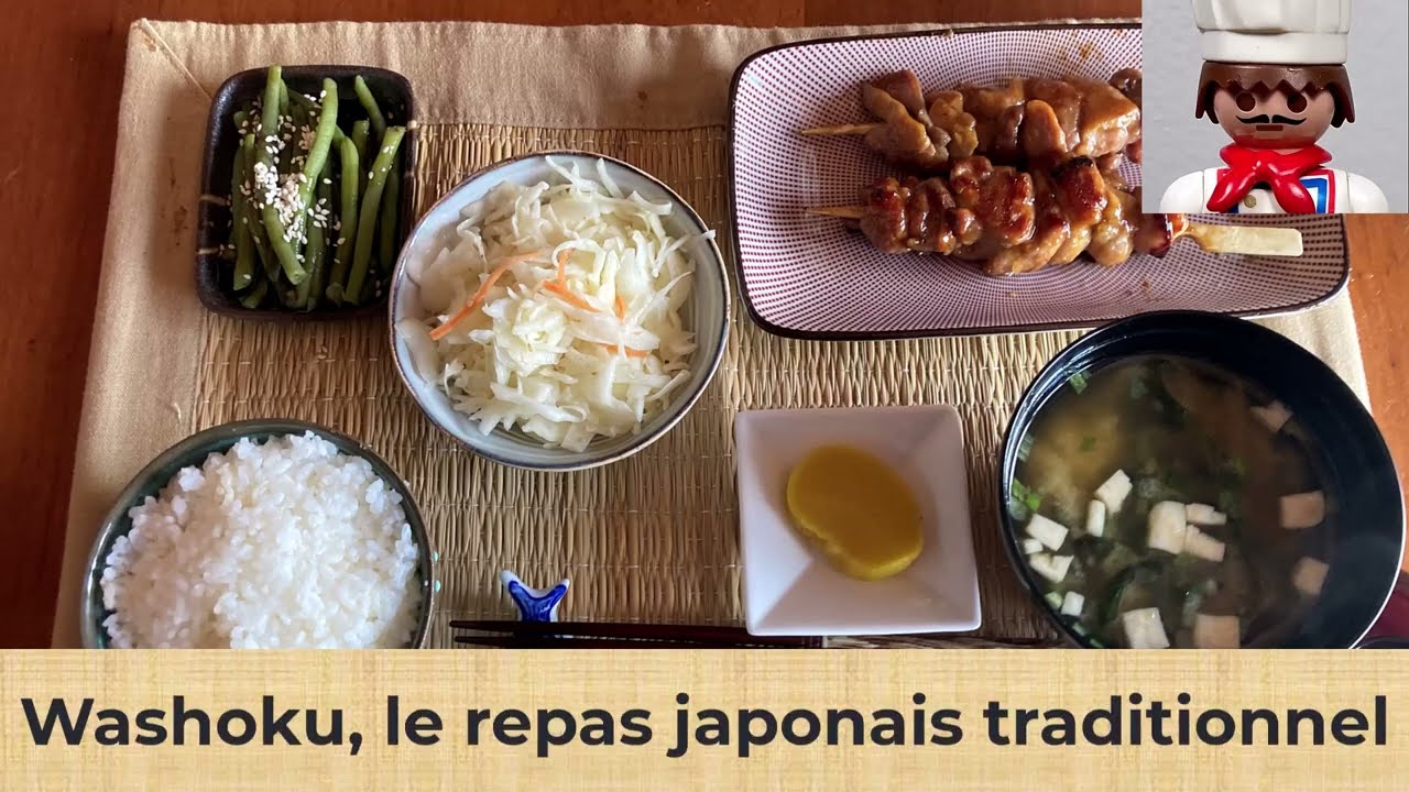 Washoku, le repas traditionnel japonais : ichiju sansai